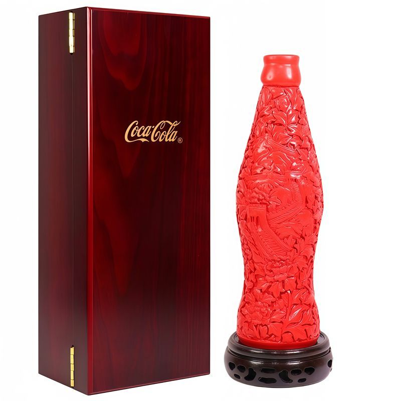 Vintage Collectible Bottles - 콜라 빈티지 조각 래커 병, 만리장성
