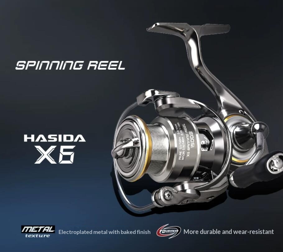 Developing Tank Reel - 하시다 X6 스피닝 릴, 금속 스풀,