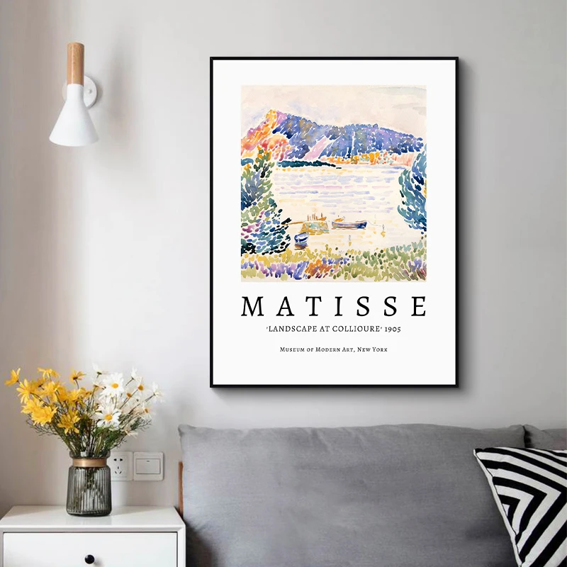 캔버스 페인팅 빈티지 앙리 마티스 유명한 화가 아트웍  - Vintage Collectible Posters 리뷰 및 가격
