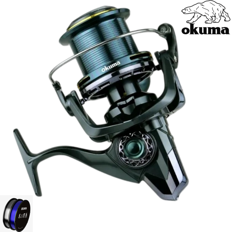 OKUMA 해상 낚시용 풀 메탈 스피닝 릴, 9000- - Developing Tank Reel 리뷰 및 가격