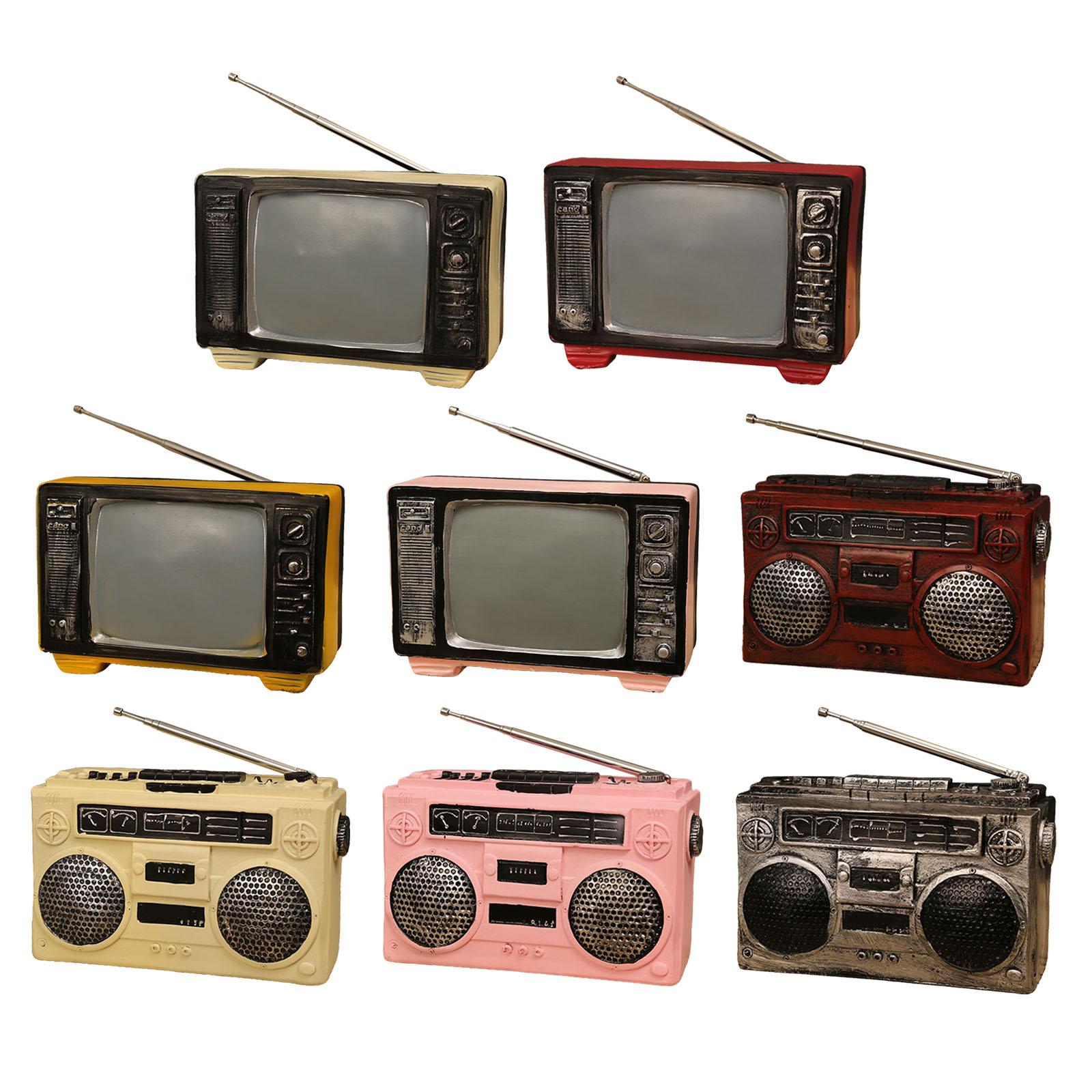 현실적인 느낌을 살린 복고풍 TV 모형, 레진 공예품, - Vintage Collectibles Store 리뷰 및 가격